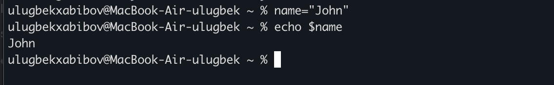 o'zgaruvchilar (variables)